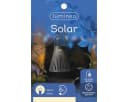 Lumineo LED Laterne Solar Gartenleuchte Schwarz Bild 2