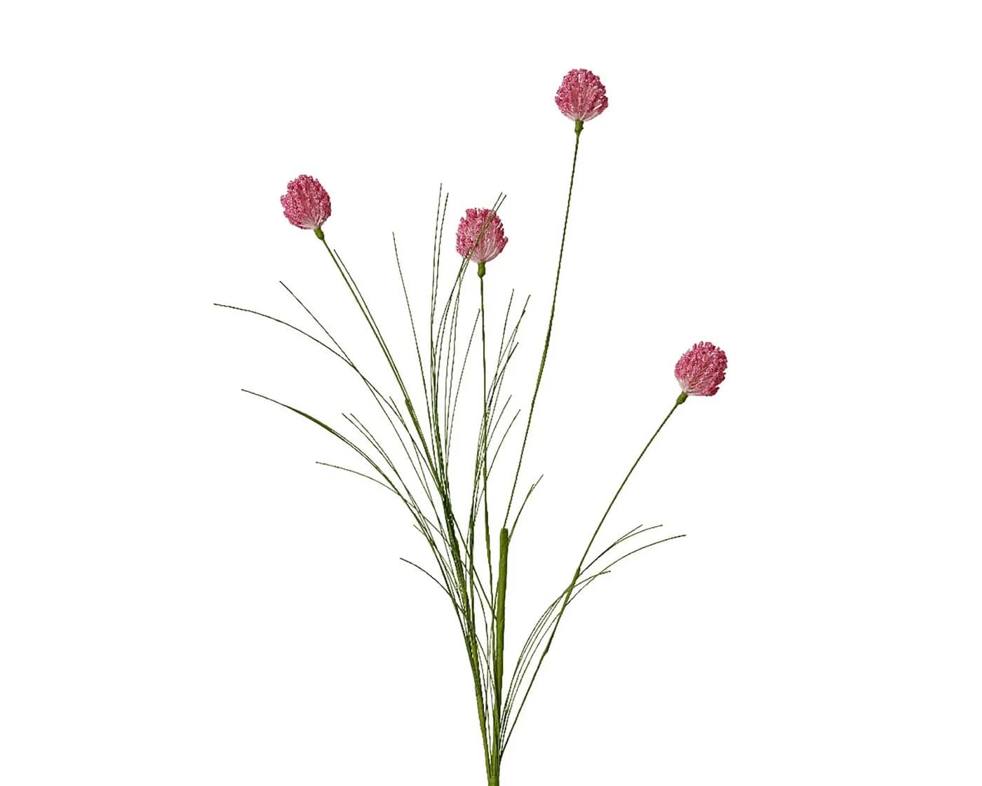 Kunstblume Zierlauch Rosa 74cm mit Stiel