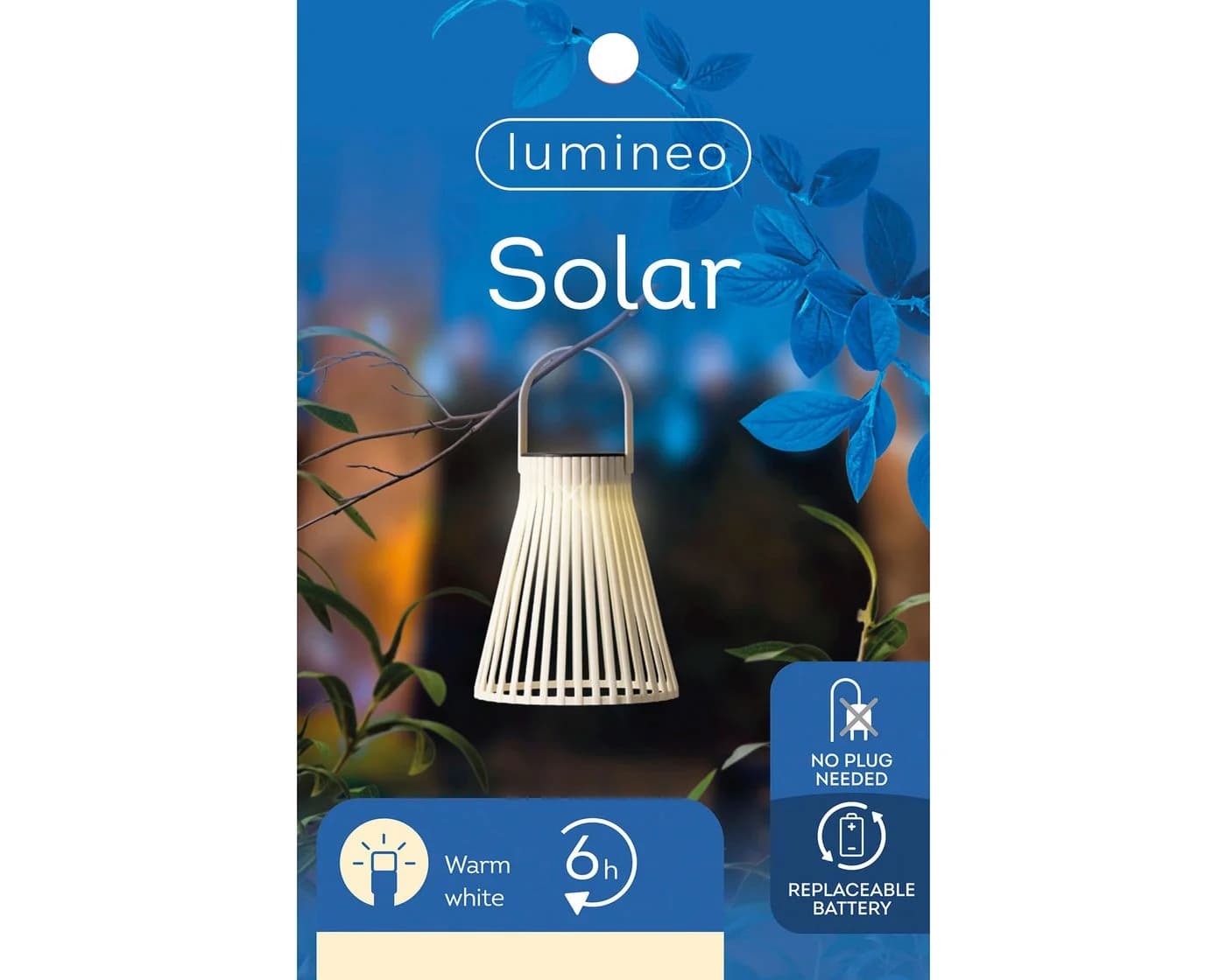 Lumineo LED Laterne Solar Gartenleuchte Warmweiß - Bild 5
