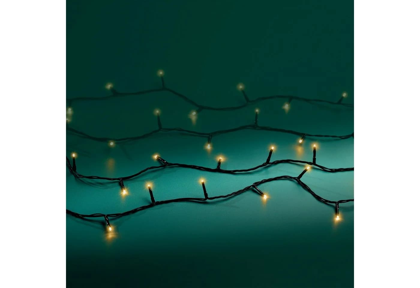 Lumineo LED-Lichterkette BASIC 80 LED 6 m Soft Gold, dimmbar, 8h-Timer, 5 m Zuleitung - Bild 3