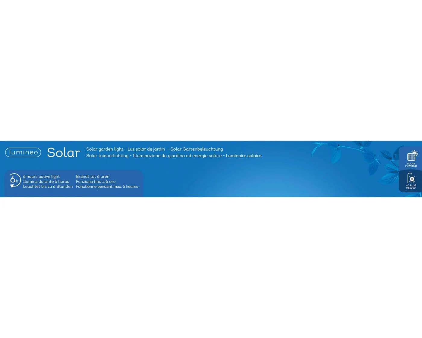 Lumineo LED Solarleuchte 4er Set warmweiß Kunststoff - Bild 4