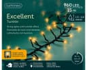 Lumineo LED-Lichterkette EXCELLENT TWINKLE 960 LED 15 m klassisch warm Bild 2