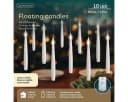 Lumineo LED-Christbaumkerzen Floating Candles Weiß 10 LED 15 cm warm weiß batteriebetrieben, Indoor, Schwebe-Effekt, mit Fernbedienung Bild 2