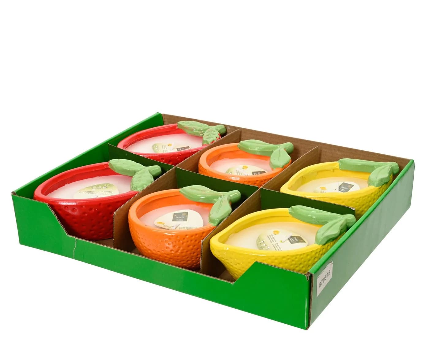 Decoris Citronella Duftkerze Keramikgefäß sortiert