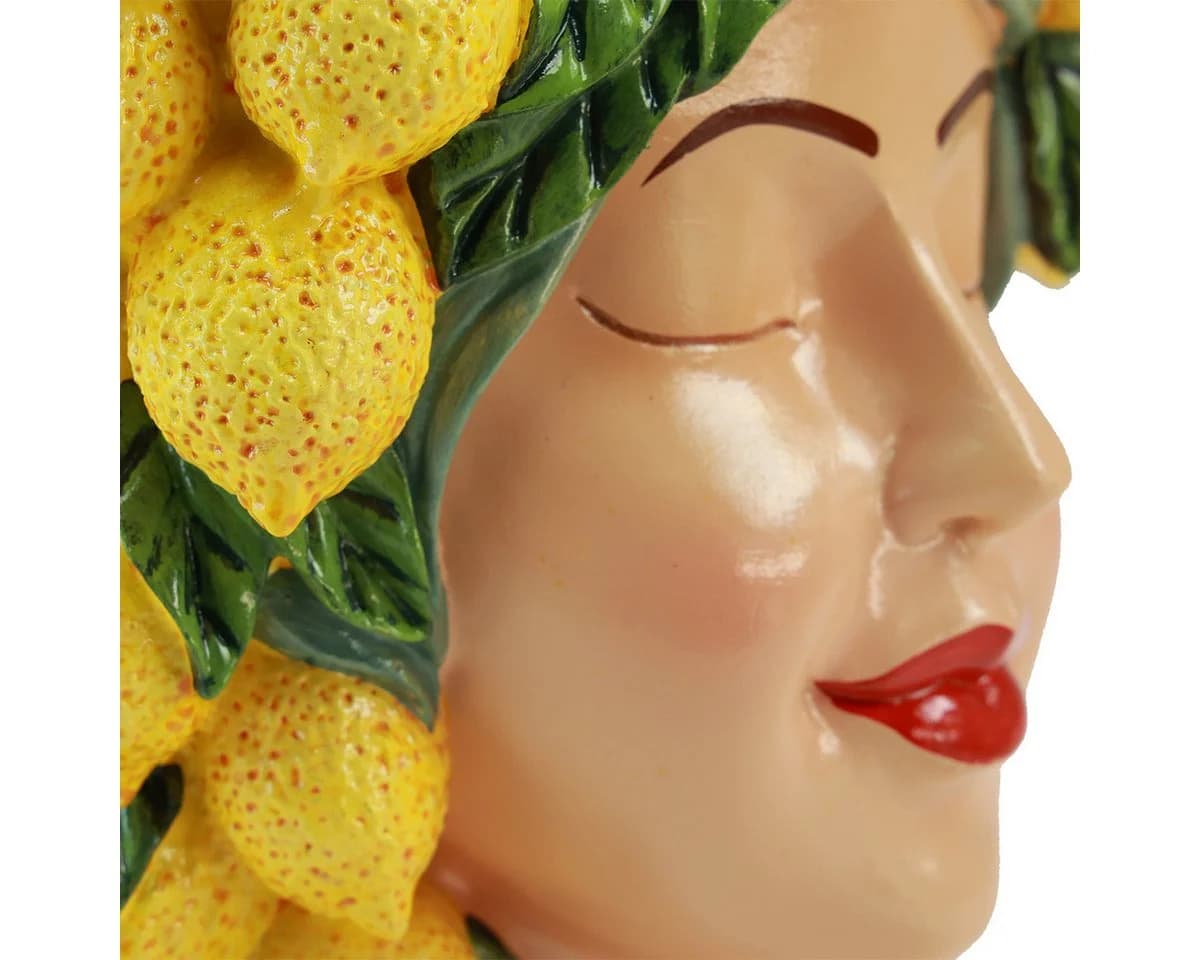 Kaemingk Dekofigur Frauenbüste Pflanztopf Zitrone 21,5cm - Bild 3