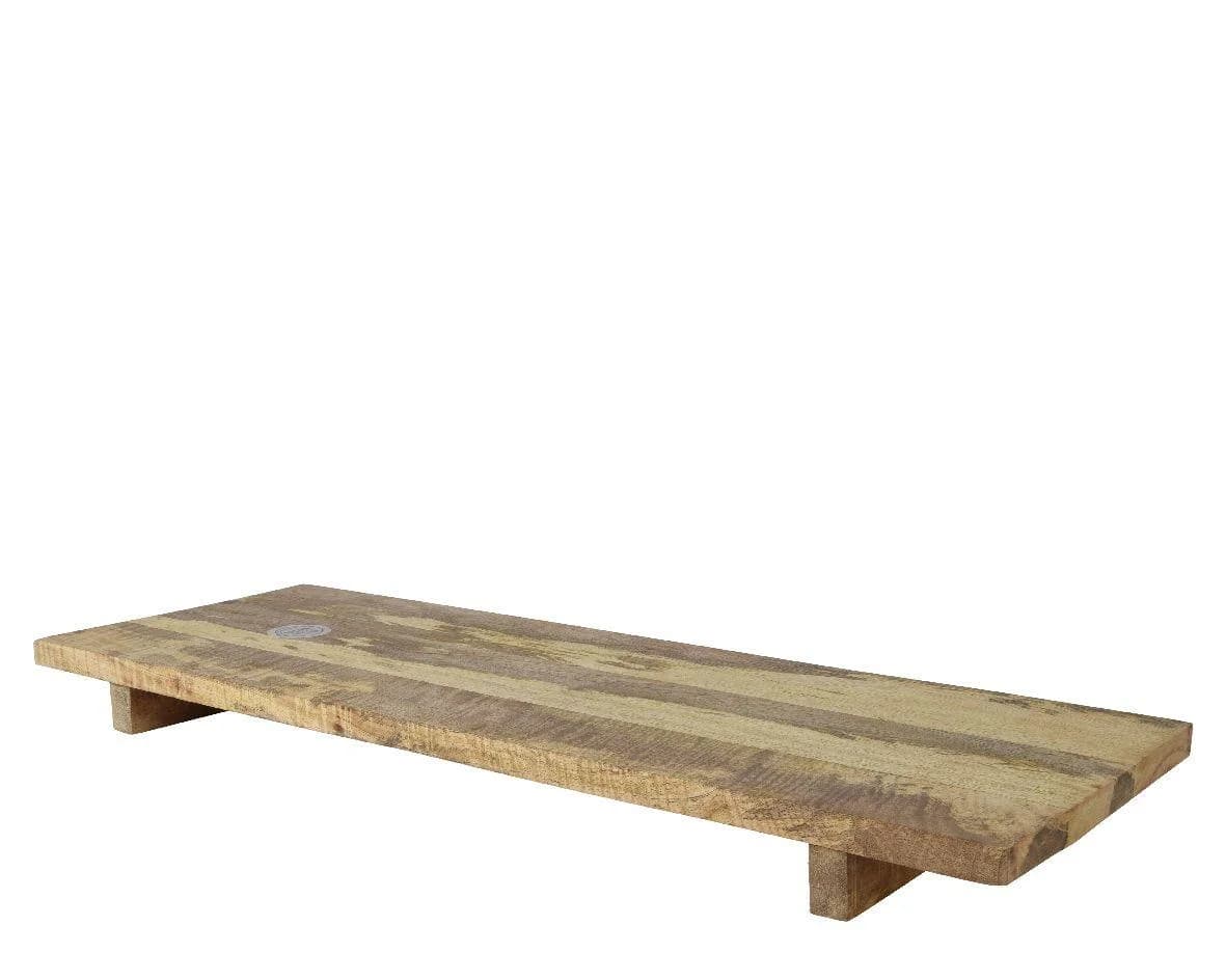 Serviertablett Mangoholz Beige