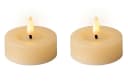 Lumineo LED Teelichter mit Timer Creme Warmweiß 2er Set Bild 2