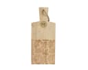 Decoris Schneidebrett Mangoholz 38x16cm mit Griff Braun Bild 2