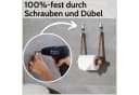 DEKAZIA Toilettenpapierhalter selbstklebend Holz & Edelstahl Bild 3