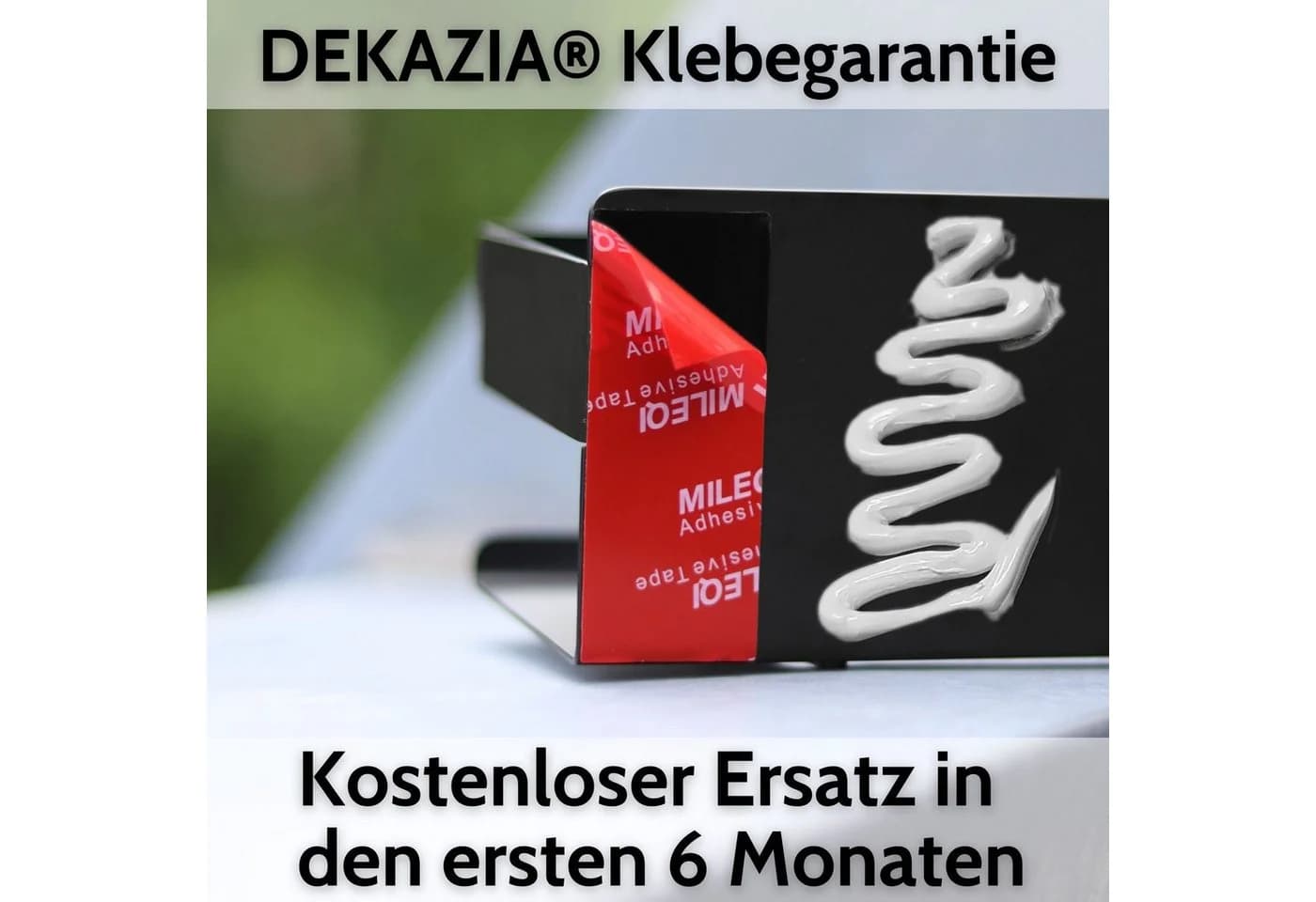 DEKAZIA Duschablage ohne Bohren Edelstahl Schwarz-Grau - Bild 3