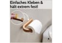 DEKAZIA Toilettenpapierhalter Selbstklebend Eichenholz Made in Germany Bild 1