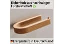 DEKAZIA Toilettenpapierhalter Selbstklebend Eichenholz Made in Germany Bild 3