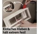 DEKAZIA Duschablage ohne Bohren Edelstahl Schwarz/Grau/Silber Bild 1