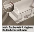 DEKAZIA Duschablage ohne Bohren Edelstahl Schwarz/Grau/Silber Bild 5