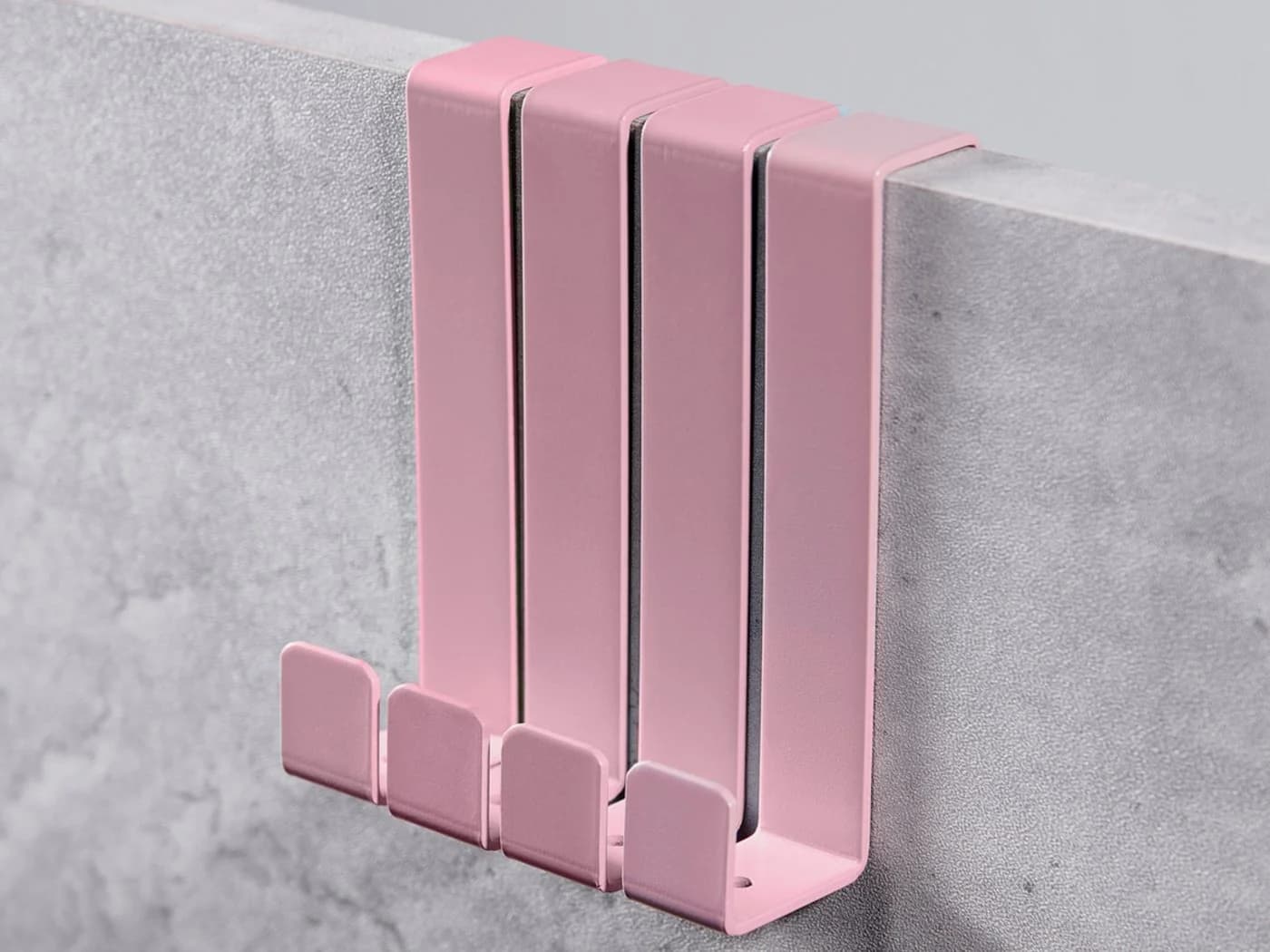 DEKAZIA Türhaken Kinderzimmer Bunt Rosa Edelstahl Einhängehaken - Bild 2