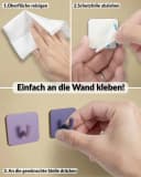 DEKAZIA Klebehaken Bunt Kindergarderobe Bild 3
