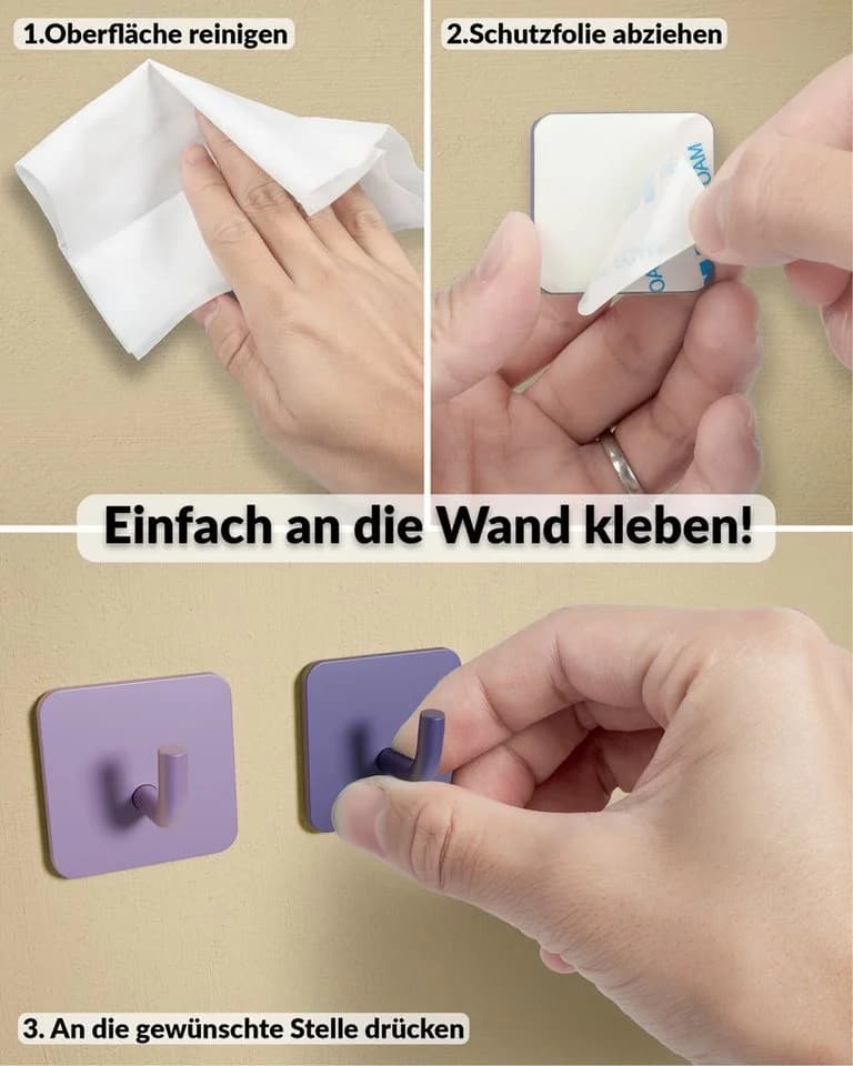 DEKAZIA Klebehaken Bunt Kindergarderobe - Bild 3