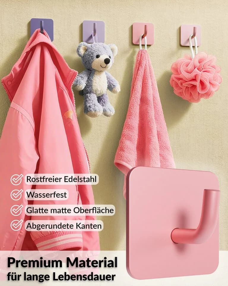 DEKAZIA Klebehaken Bunt Kindergarderobe - Bild 4