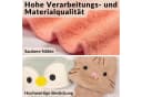 DEKAZIA Waschlappen Kinder 4er Set Mikrofaser Tierdesign Bild 4
