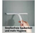 DEKAZIA Duschabzieher Silikon Weiß mit Halterung Bild 1