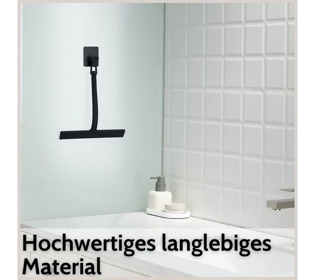 DEKAZIA Duschabzieher Silikon - 3 Befestigungsmöglichkeiten - Bild 4