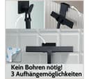 DEKAZIA Duschabzieher Silikon - 3 Befestigungsmöglichkeiten Bild 5