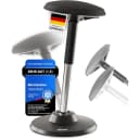 DESKSPACE Drehhocker Motion Ergonomischer Stehhocker Höhenverstellbar Schwarz Bild 1