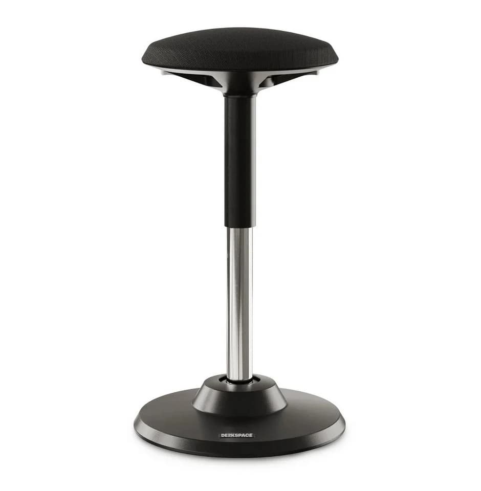 DESKSPACE Drehhocker Motion Ergonomischer Stehhocker Höhenverstellbar Schwarz - Bild 3