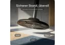 DESKSPACE Drehhocker Motion Ergonomischer Stehhocker Höhenverstellbar Schwarz Bild 5