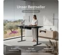 DESKSPACE Schreibtisch Pro Plus Höhenverstellbar Elektrisch Schwarz Bild 1