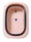 IKIDO Babybadewanne 3 in 1 Faltbar Orange mit Sicherheitsgurt Bild 4
