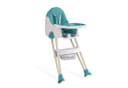 FOXSPORT Kinderklappstuhl 2-in-1 Babystuhl mit Sicherheitsgurt und Tablett Grün Bild 3