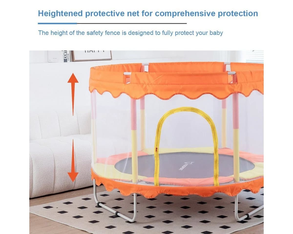FOXSPORT Kindertrampolin Gartentrampolin Jumpingtrampolin