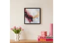 OneMillionCanvasses® Abstraktes Leinwandbild Rot Gold Schattenfugenrahmen Bild 4