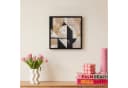 OneMillionCanvasses® Leinwandbild Abstrakt Modern Pastell Schwarz Bild 4