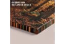 OneMillionCanvasses® Leinwandbild Waldweg Herbstwald Orange Bild 3