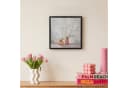 OneMillionCanvasses® Leinwandbild Blumen Orange mit Schattenfugenrahmen Bild 4