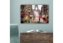 OneMillionCanvasses® Leinwandbild Kunstdrucke - Paris - Eiffelturm - Ölfarbenoptik Bild 5
