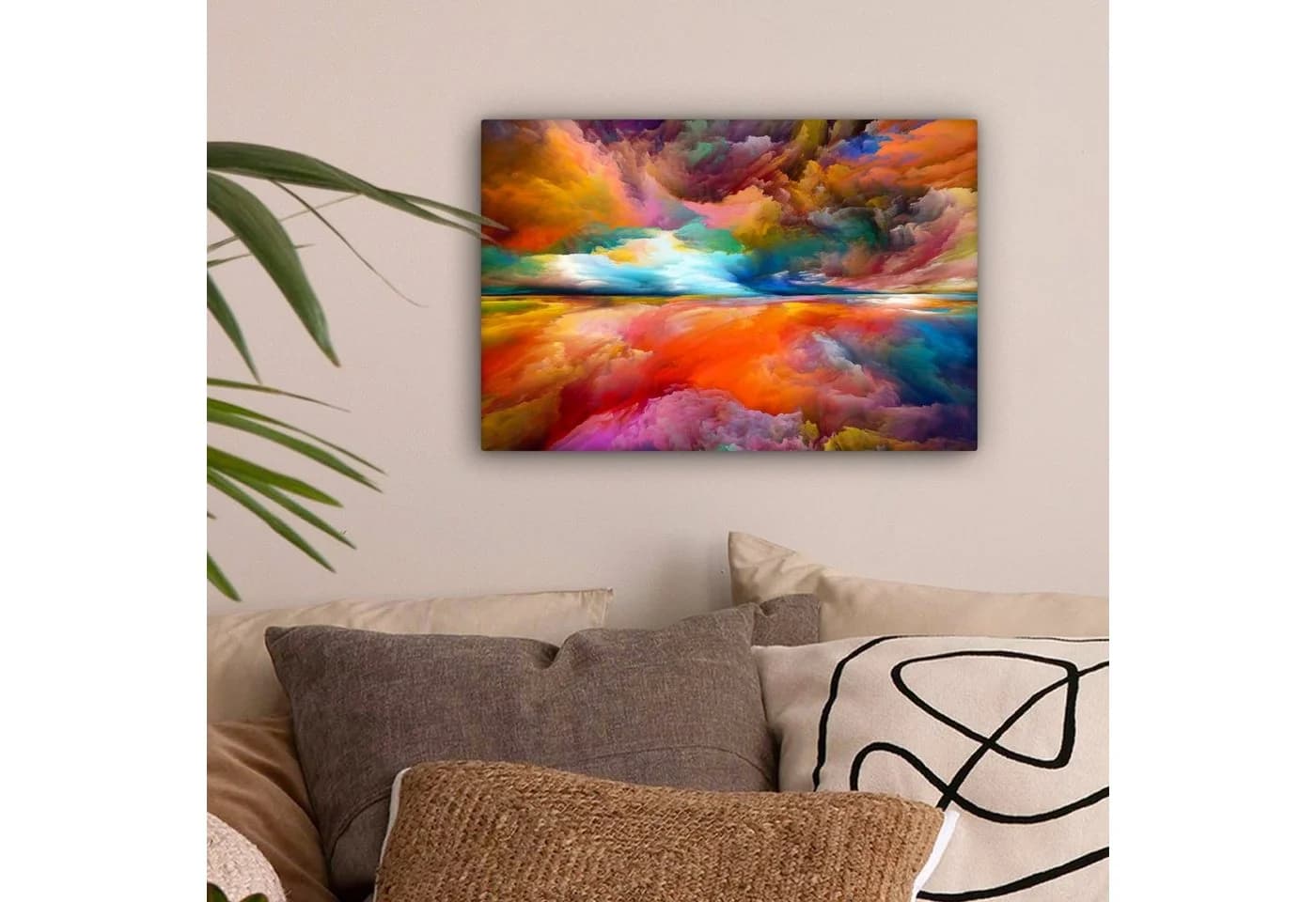 OneMillionCanvasses Leinwandbild Kunstdrucke Abstrakt Wolken Fotodruck 30x20 cm
