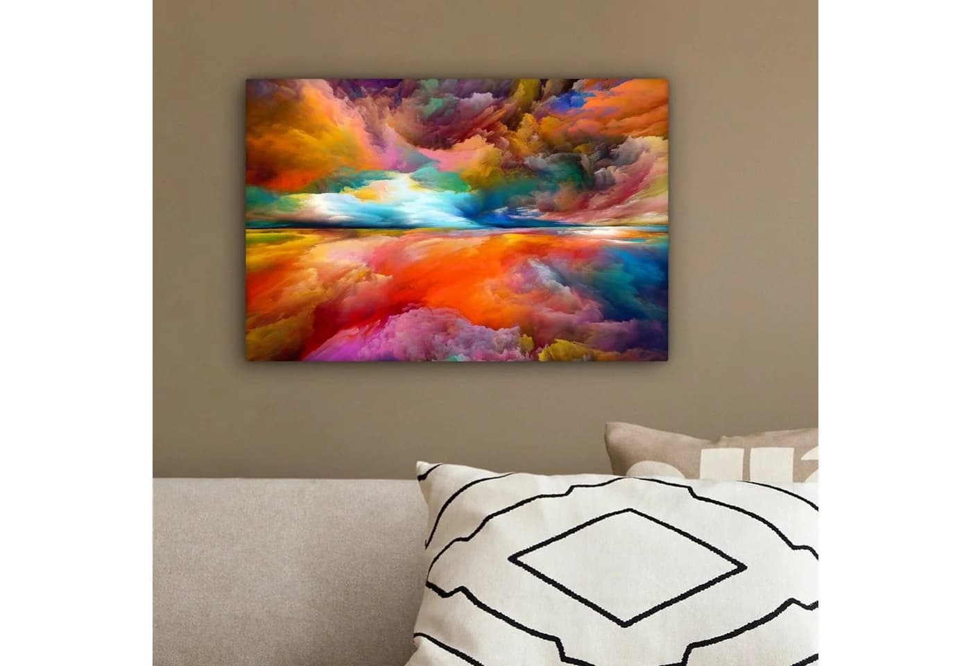 OneMillionCanvasses Leinwandbild Kunstdrucke Abstrakt Wolken Fotodruck 30x20 cm - Bild 4