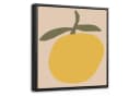 OneMillionCanvasses® Leinwandbild mit Rahmen - Abstraktes Obst - Modern Bild 2