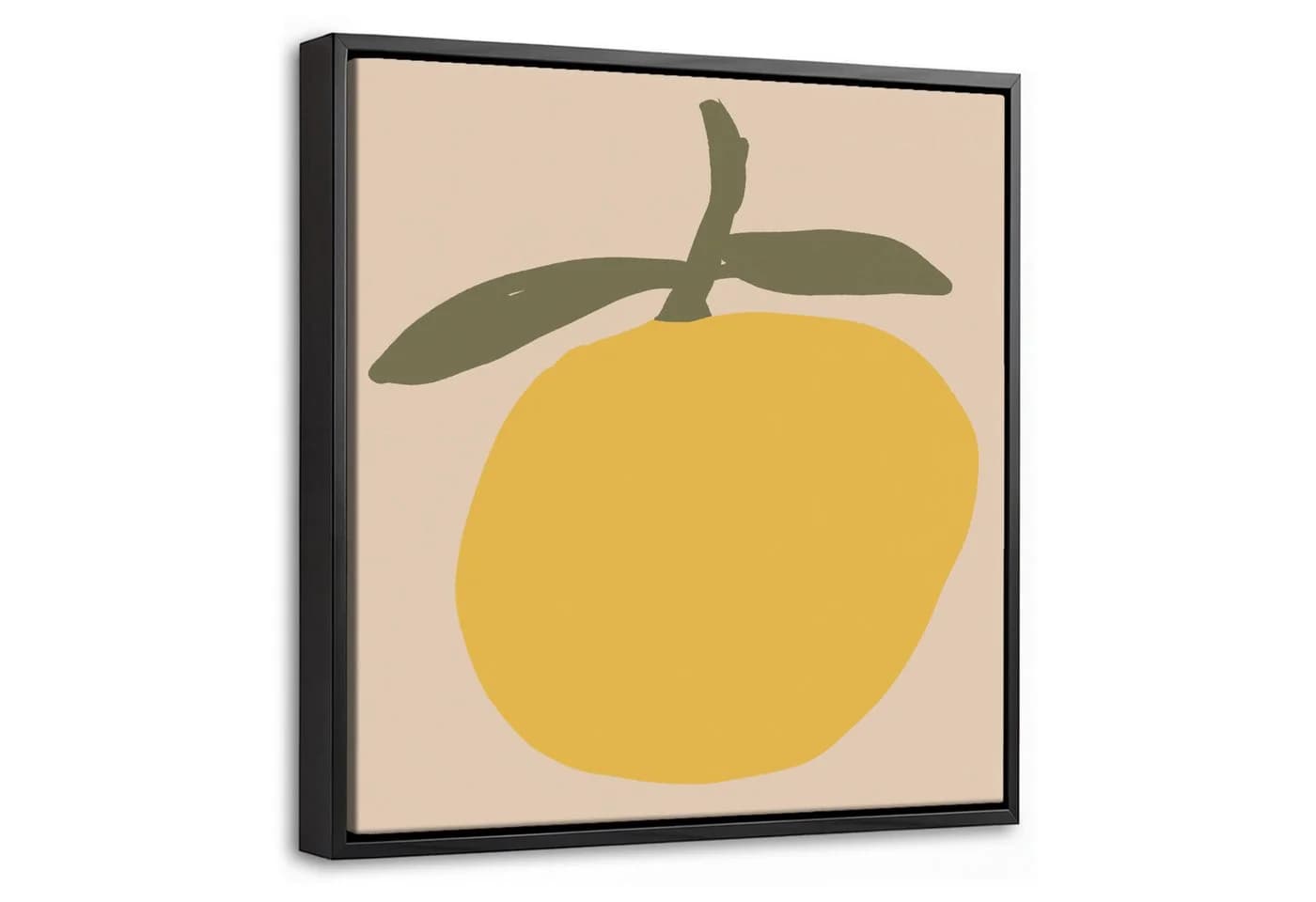 OneMillionCanvasses® Leinwandbild mit Rahmen - Abstraktes Obst - Modern - Bild 2