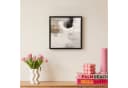 OneMillionCanvasses® Leinwandbild Grau Abstrakt mit Schattenfugenrahmen Bild 4