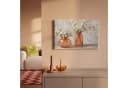 OneMillionCanvasses® Leinwandbild Vasen Blumen Orange 30x20 cm Bild 1