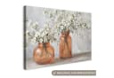 OneMillionCanvasses® Leinwandbild Vasen Blumen Orange 30x20 cm Bild 2