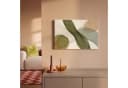 OneMillionCanvasses® Leinwandbild Abstrakt Grün Braun Modern Bild 1