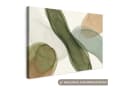 OneMillionCanvasses® Leinwandbild Abstrakt Grün Braun Modern Bild 2