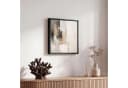 OneMillionCanvasses® Leinwandbild Grau Abstrakt mit Schattenfugenrahmen Bild 5