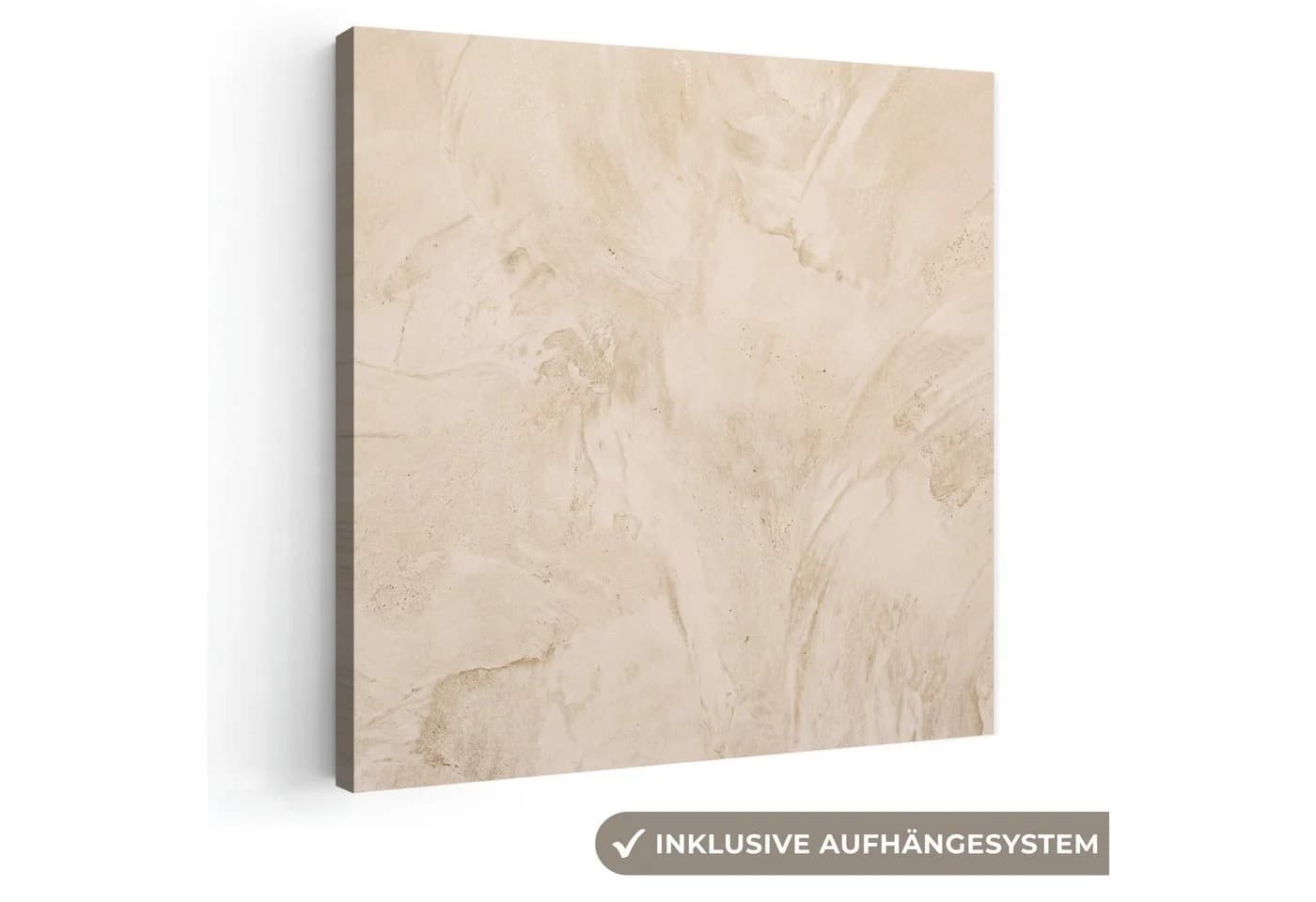 OneMillionCanvasses® Leinwandbild Abstrakt Beige Modern - Bild 2