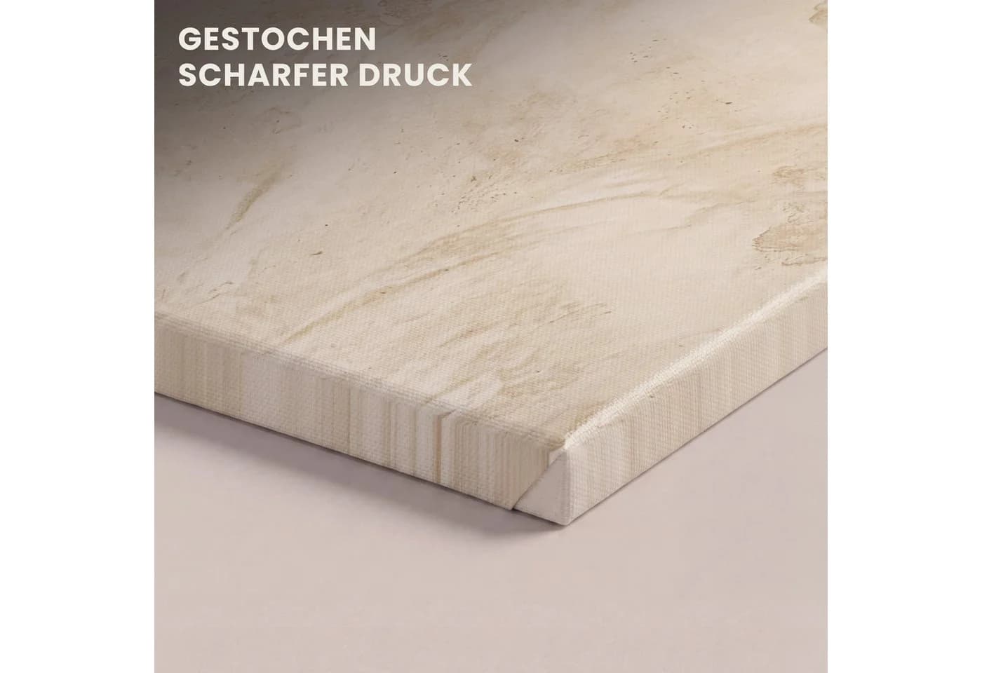 OneMillionCanvasses® Leinwandbild Abstrakt Beige Modern - Bild 3